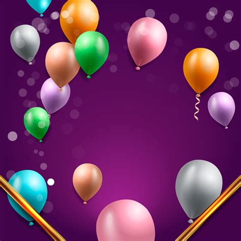 background balloons birthday